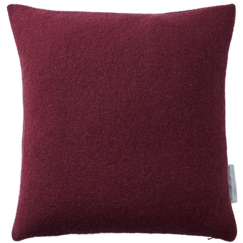 Silkeborg Uldspinderi ApS Athen 40x40 cm Cushion 04503 Bordeaux Purple