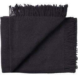 Silkeborg Uldspinderi ApS Athen Throw 130x200 cm Throw 02600 Black