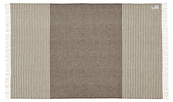 Silkeborg Uldspinderi ApS Bogø 140x240 cm Throw 00107 Earth Brown