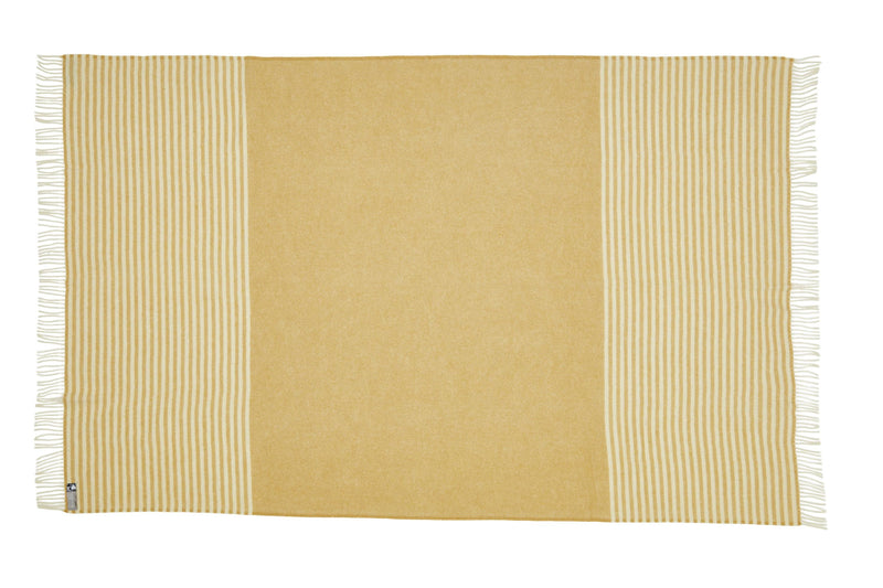 Silkeborg Uldspinderi ApS Bogø 140x240 cm Throw 00128 Sunflower Yellow (00872)