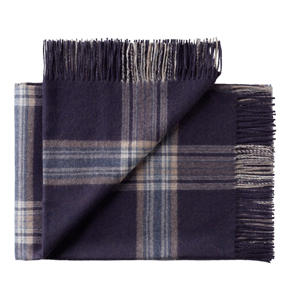 Silkeborg Uldspinderi ApS Buenos Aires 130x200 cm Throw 05320 Blue