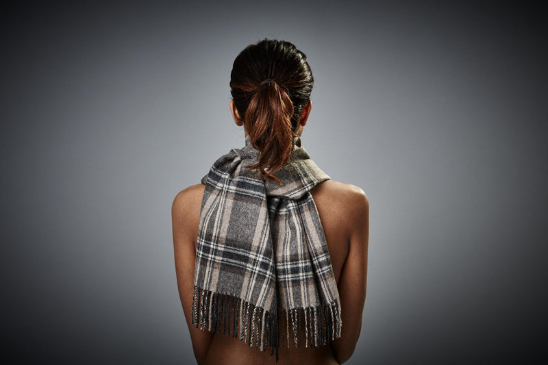 Silkeborg Uldspinderi ApS Buenos Aires 30x200 cm Scarf 00011 Autumn Field Brown