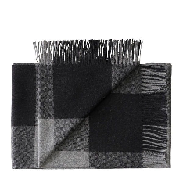 Silkeborg Uldspinderi ApS Caracas 130x200 cm Throw 00500 Black