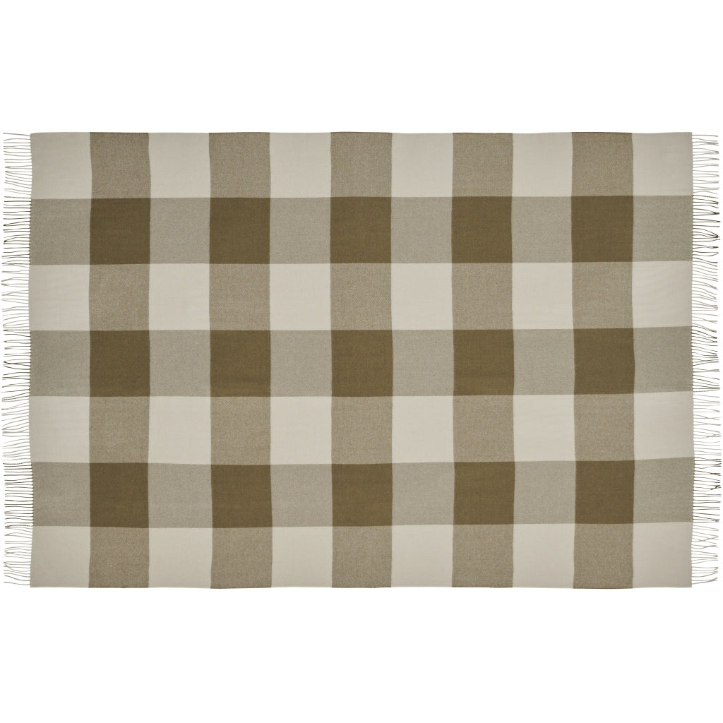 Silkeborg Uldspinderi ApS Caracas 130x200 cm Throw 04565 Limestone/Umber