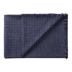 Silkeborg Uldspinderi ApS Cumulus 130x200 cm Throw 01167 Blue White