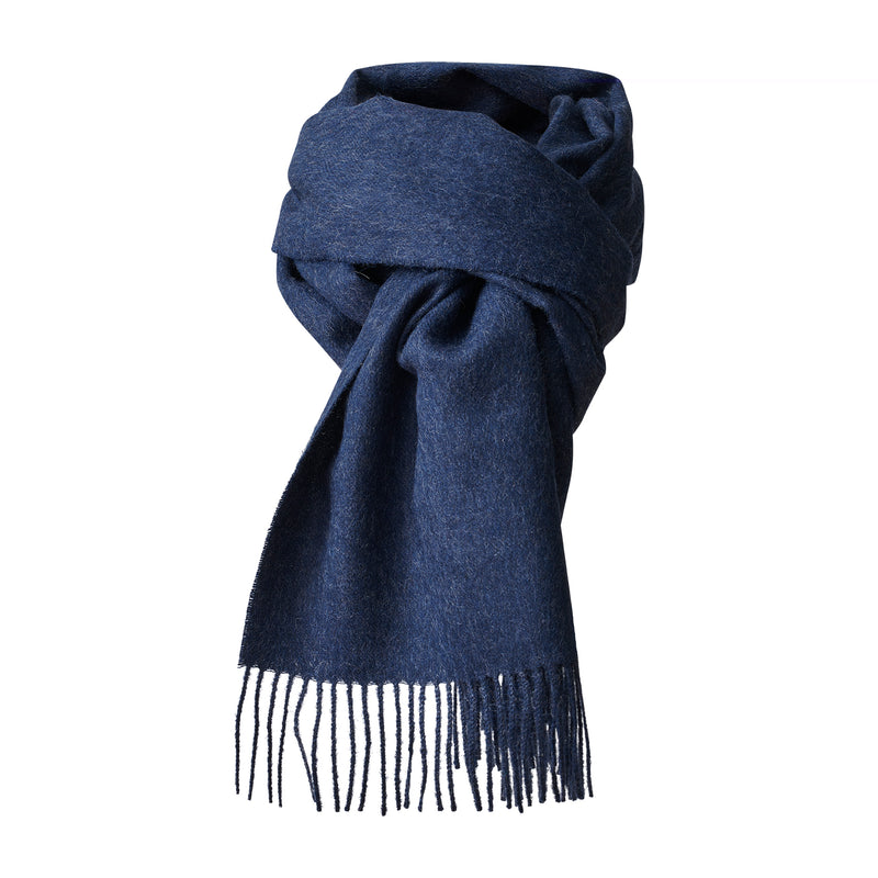 Silkeborg Uldspinderi ApS Cusco 60x200 cm Scarf 00638 Deep Ocean Blue