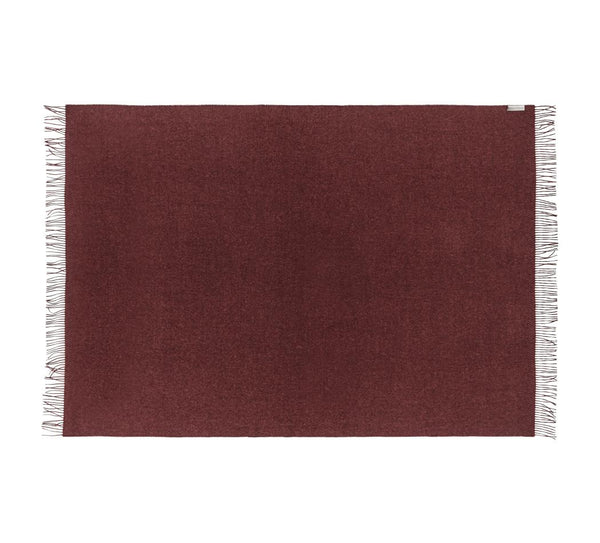 Silkeborg Uldspinderi ApS Cusco 130x200 cm Throw 00640 Old Bordeaux