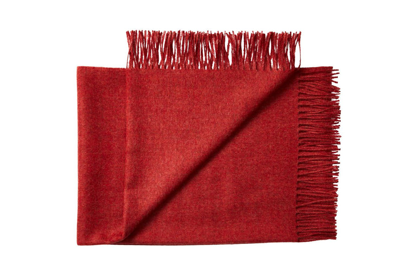 Silkeborg Uldspinderi ApS Cusco 130x200 cm Throw 01496 Ruby