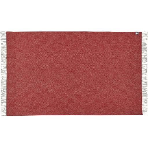 Silkeborg Uldspinderi ApS Fanø 130x200 cm Throw 00177 Granite Red
