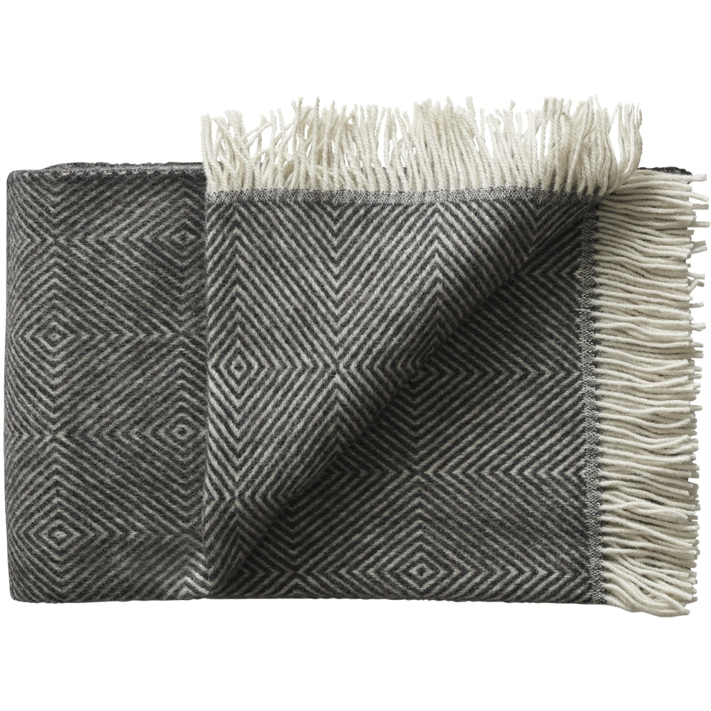 Silkeborg Uldspinderi ApS Fanø 140x240 cm Throw 00159 Black