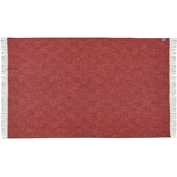 Silkeborg Uldspinderi ApS Fanø 140x240 cm Throw 00177 Granite Red