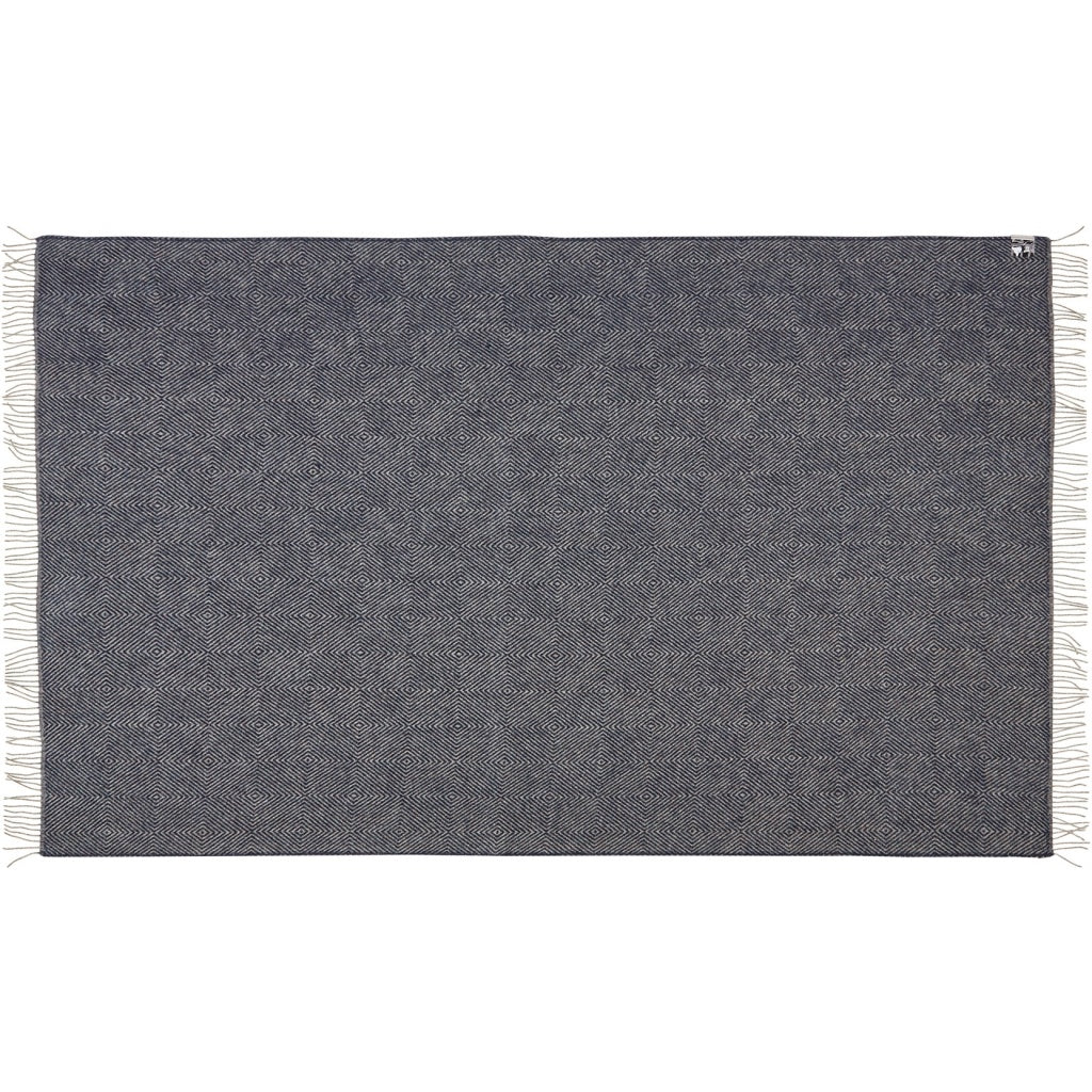 Silkeborg Uldspinderi ApS Fanø 140x240 cm Throw 00184 Granite Blue