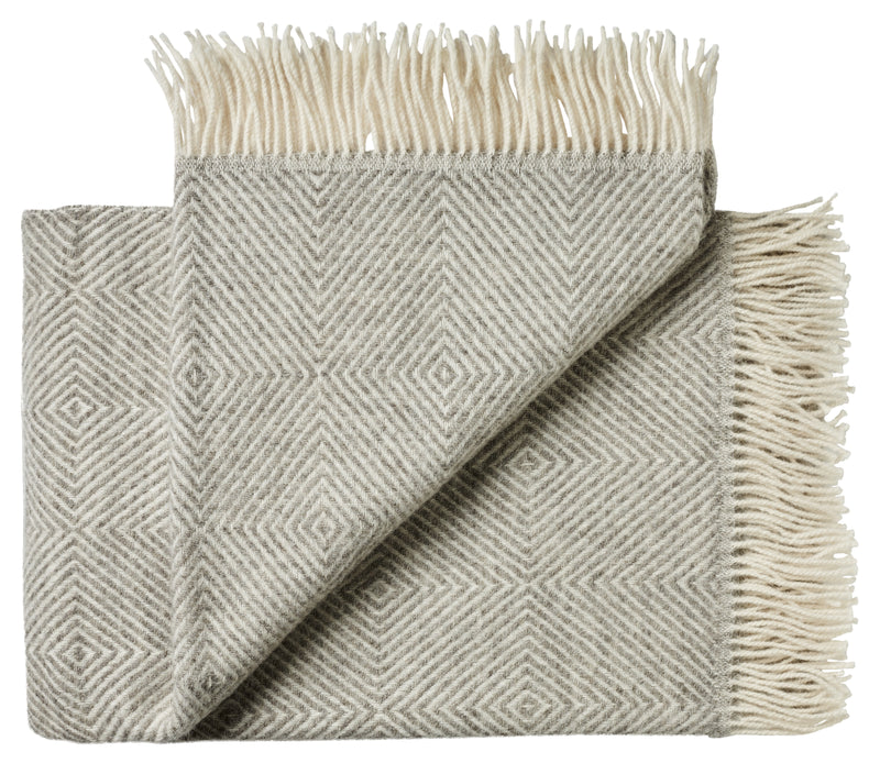 Silkeborg Uldspinderi ApS Fanø 220x260 cm Blanket 00109 Light Nordic Grey