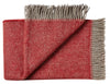 Silkeborg Uldspinderi ApS Fanø 220x260 cm Blanket 00177 Granite Red