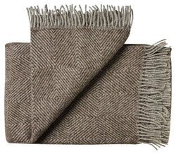 Silkeborg Uldspinderi ApS Fanø 85x130 cm Throw 00108 Ash Brown