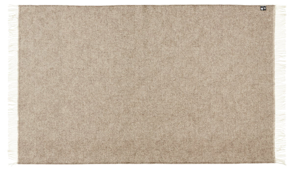 Silkeborg Uldspinderi ApS Fanø 85x130 cm Throw 00119 Birch Sand