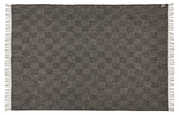 Silkeborg Uldspinderi ApS Fanø 85x130 cm Throw 00171 Slate Black