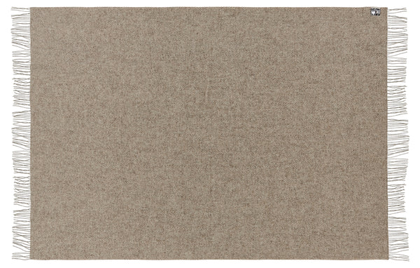 Silkeborg Uldspinderi ApS Fanø 85x130 cm Throw 00185 Pebbles Beige