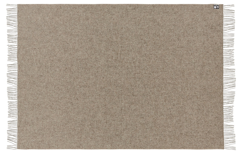 Silkeborg Uldspinderi ApS Fanø 85x130 cm Throw 00185 Pebbles Beige