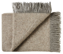 Silkeborg Uldspinderi ApS Fanø 85x130 cm Throw 00185 Pebbles Beige