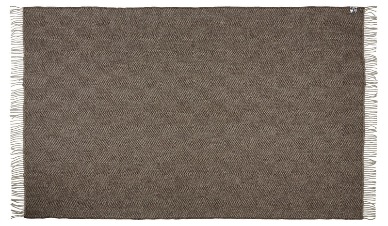 Silkeborg Uldspinderi ApS Fanø 140x240 cm Throw 00108 Ash Brown