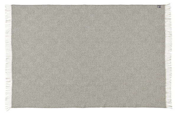 Silkeborg Uldspinderi ApS Fanø 140x240 cm Throw 00109 Light Nordic Grey