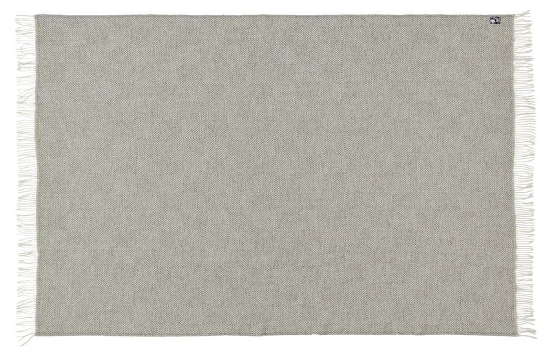 Silkeborg Uldspinderi ApS Fanø 140x240 cm Throw 00109 Light Nordic Grey