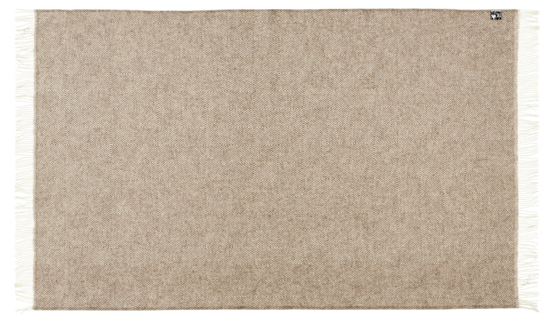 Silkeborg Uldspinderi ApS Fanø 140x240 cm Throw 00119 Birch Sand