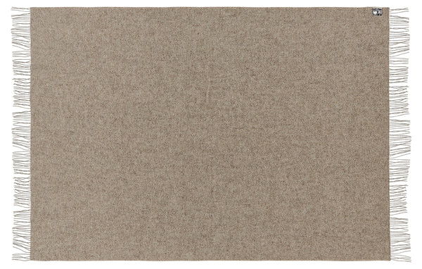 Silkeborg Uldspinderi ApS Fanø 140x240 cm Throw 00185 Pebbles Beige