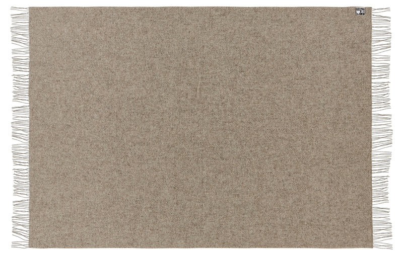 Silkeborg Uldspinderi ApS Fanø 140x240 cm Throw 00185 Pebbles Beige