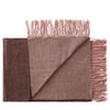 Silkeborg Uldspinderi ApS Franja 170x140 cm Throw 01232 Pink-Brown