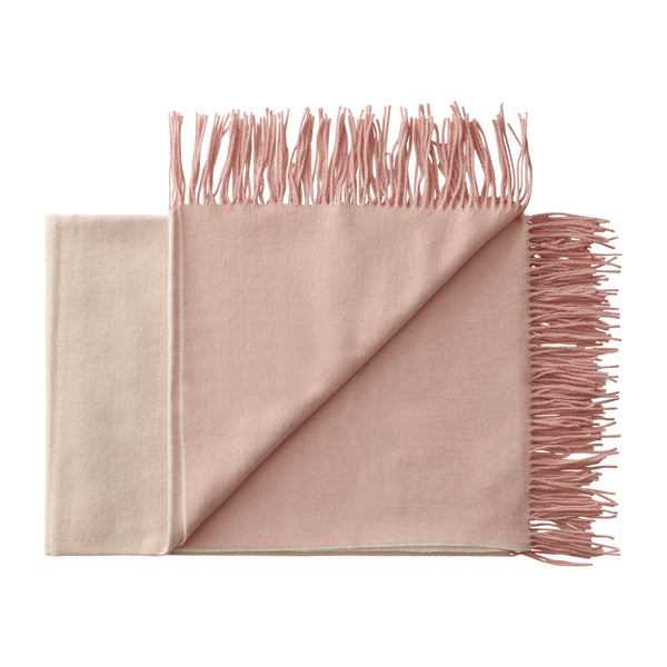 Silkeborg Uldspinderi ApS Franja Throw 170x140 cm Throw 01234 Pink-White