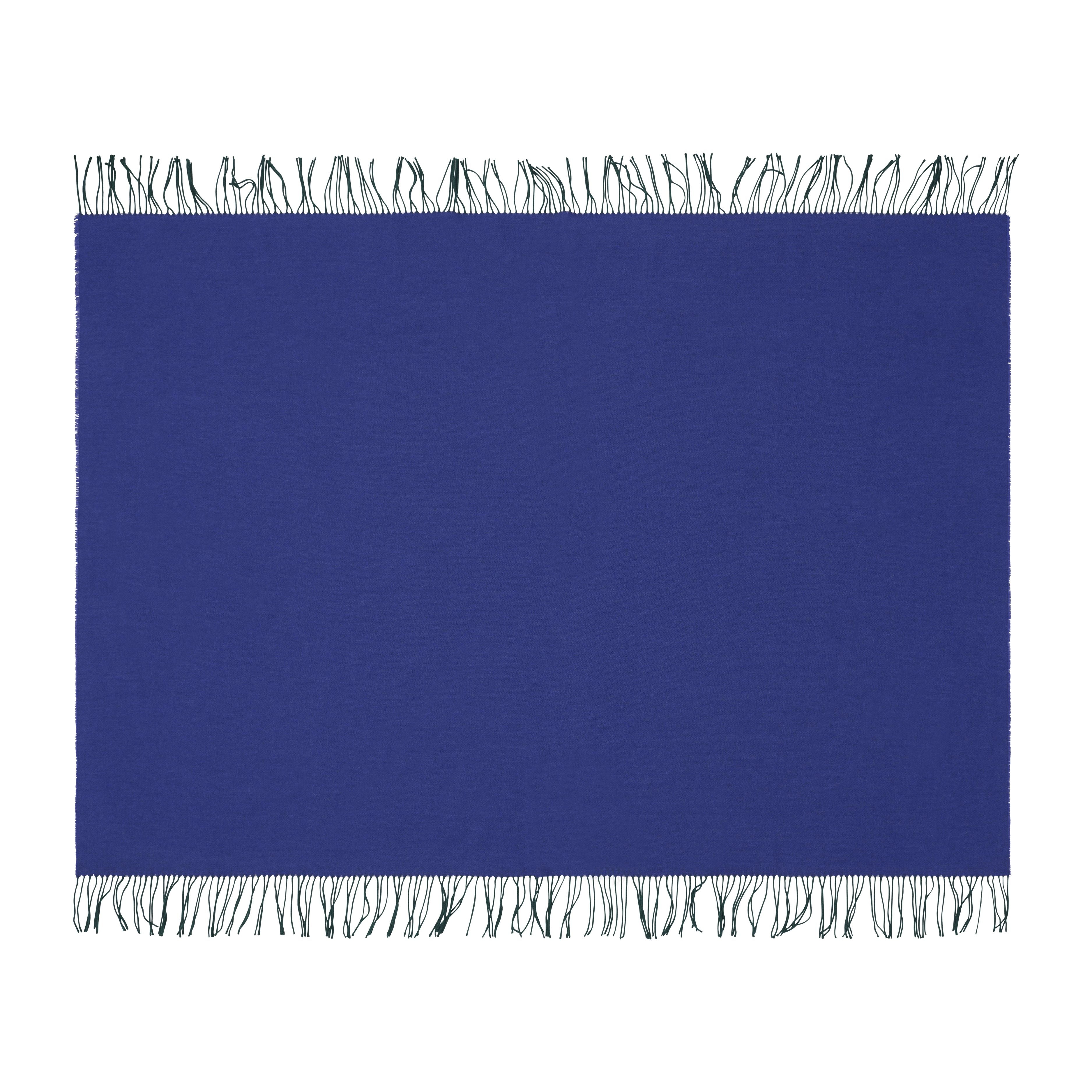 Silkeborg Uldspinderi ApS Franja 170x140 cm Throw 01235 Green-Blue