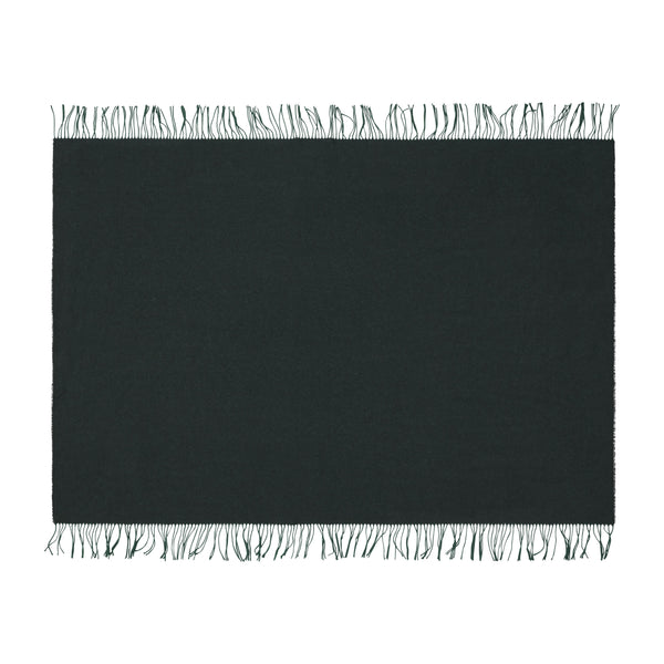 Silkeborg Uldspinderi ApS Franja 170x140 cm Throw 01237 Green-Black