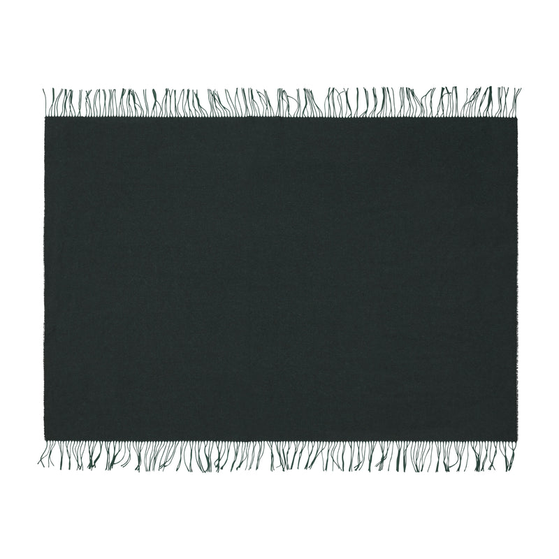 Silkeborg Uldspinderi ApS Franja Throw 170x140 cm Throw 01237 Green-Black