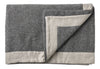 Silkeborg Uldspinderi ApS Gotland 220x240 cm Blanket 00116 Dark Nordic Grey