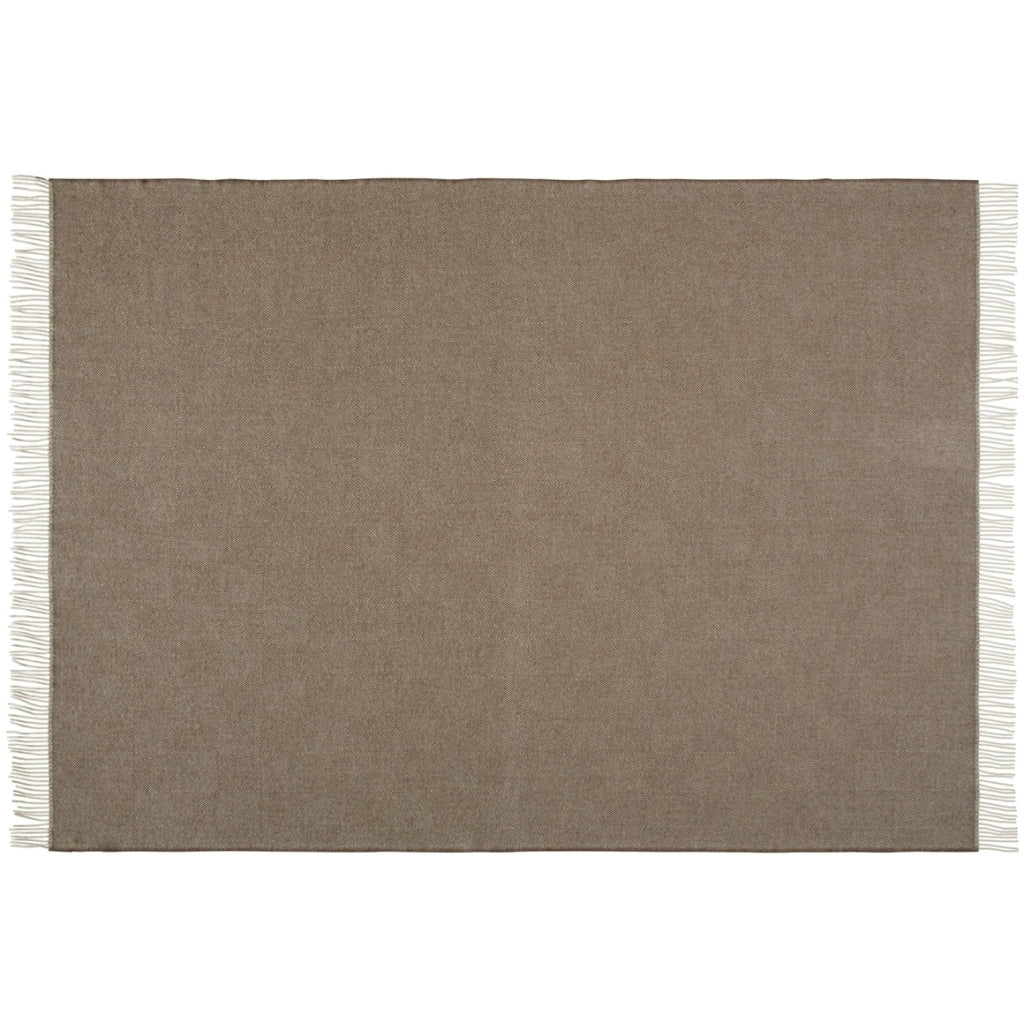 Silkeborg Uldspinderi ApS La Paz 130x200 cm Throw 00720 Antique Oak Brown