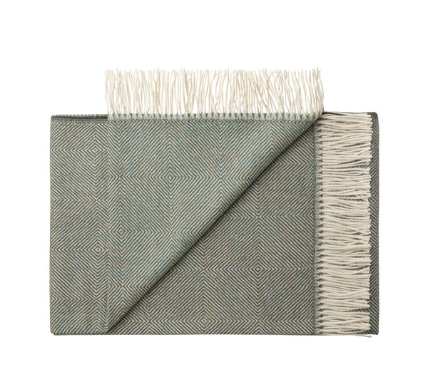 Silkeborg Uldspinderi ApS La Paz 130x200 cm Throw 01792 Moss Green