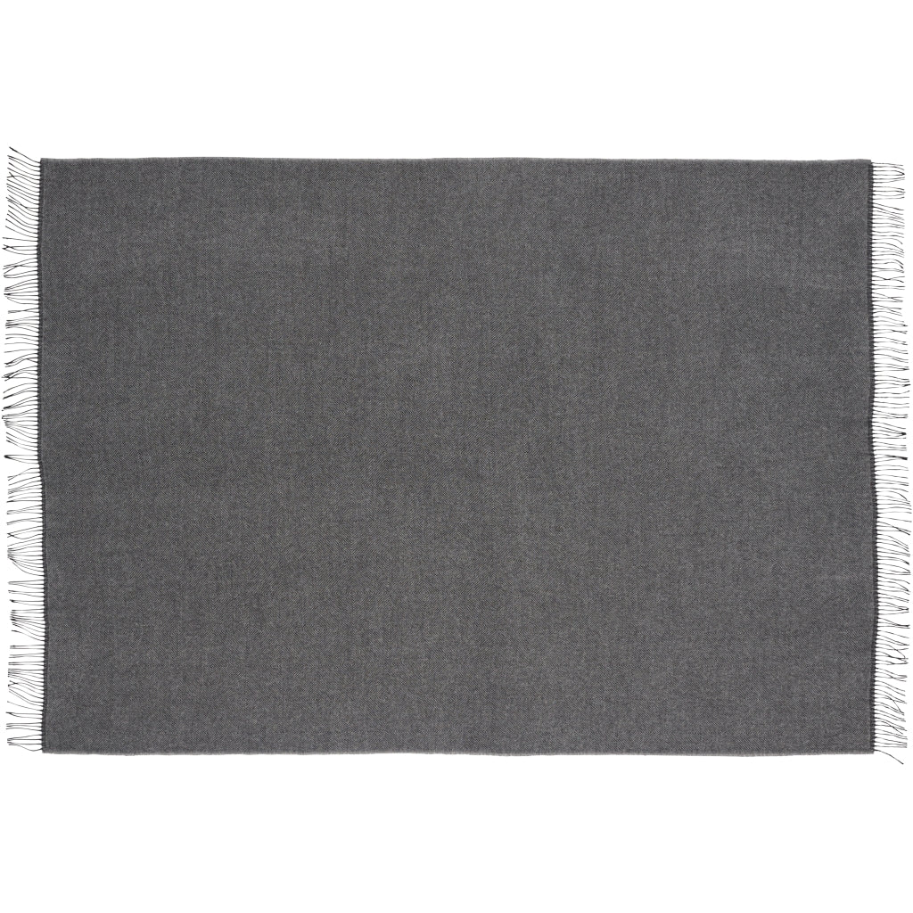 Silkeborg Uldspinderi ApS La Paz 130x200 cm Throw 03635 Charcoal/m.grey