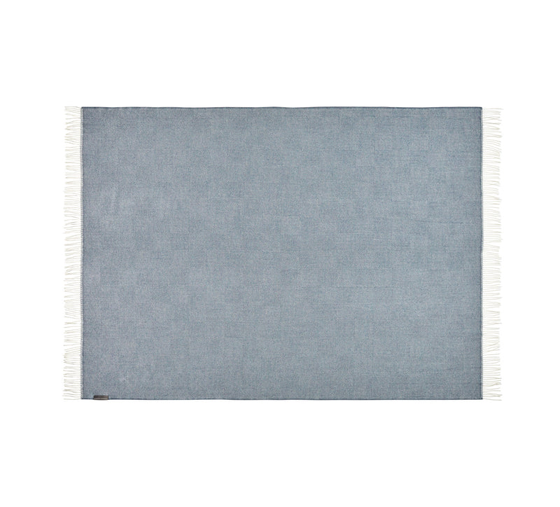 Silkeborg Uldspinderi ApS La Paz 130x200 cm Throw 00791 Petrol Blue