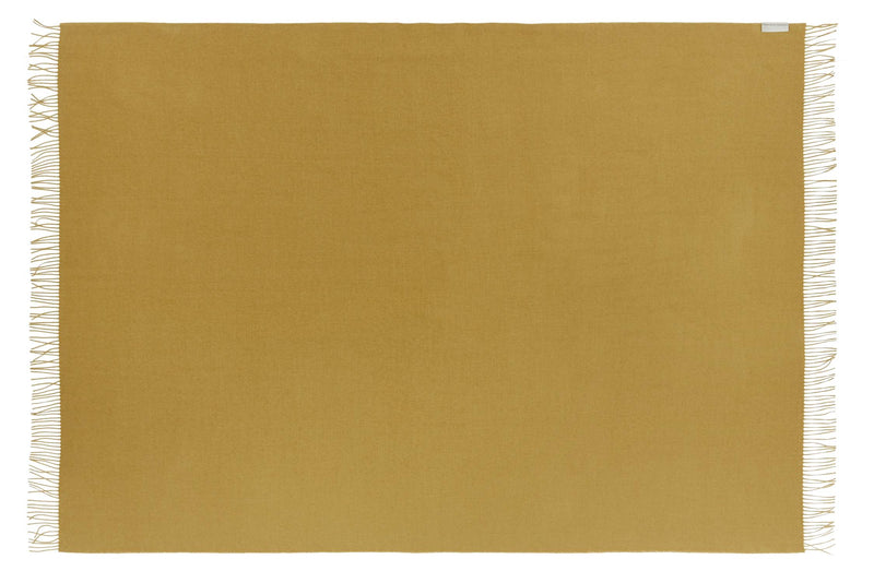 Silkeborg Uldspinderi ApS Lima 130x200 cm Throw 05500 Ochre Yellow