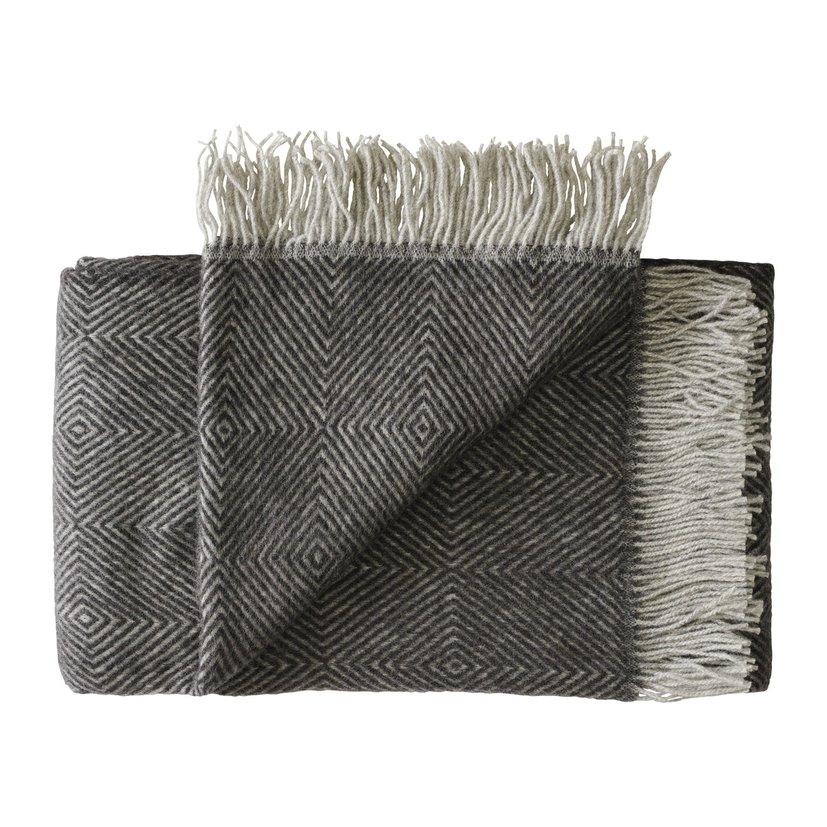 Silkeborg Uldspinderi ApS Livø 140x240 cm Throw 04109 Dark Grey