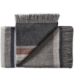 Silkeborg Uldspinderi ApS Lyø 140x240 cm Throw 00836 Dark Grey