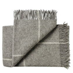 Silkeborg Uldspinderi ApS Mandø 140x240 cm Throw 00155 Nordic Grey