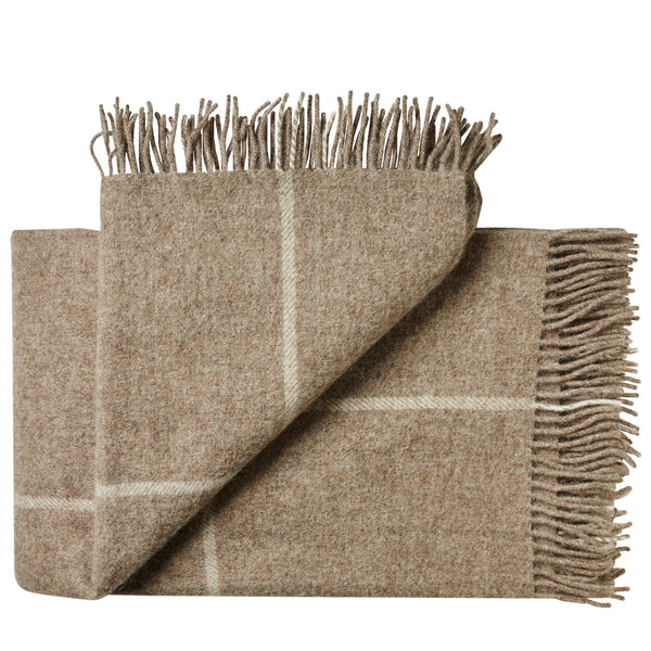 Silkeborg Uldspinderi ApS Mandø 140x240 cm Throw 00168 Oak Brown