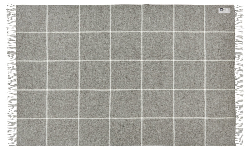 Silkeborg Uldspinderi ApS Mandø 140x240 cm Throw 00155 Nordic Grey