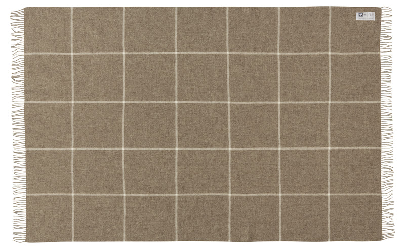 Silkeborg Uldspinderi ApS Mandø 140x240 cm Throw 00168 Oak Brown