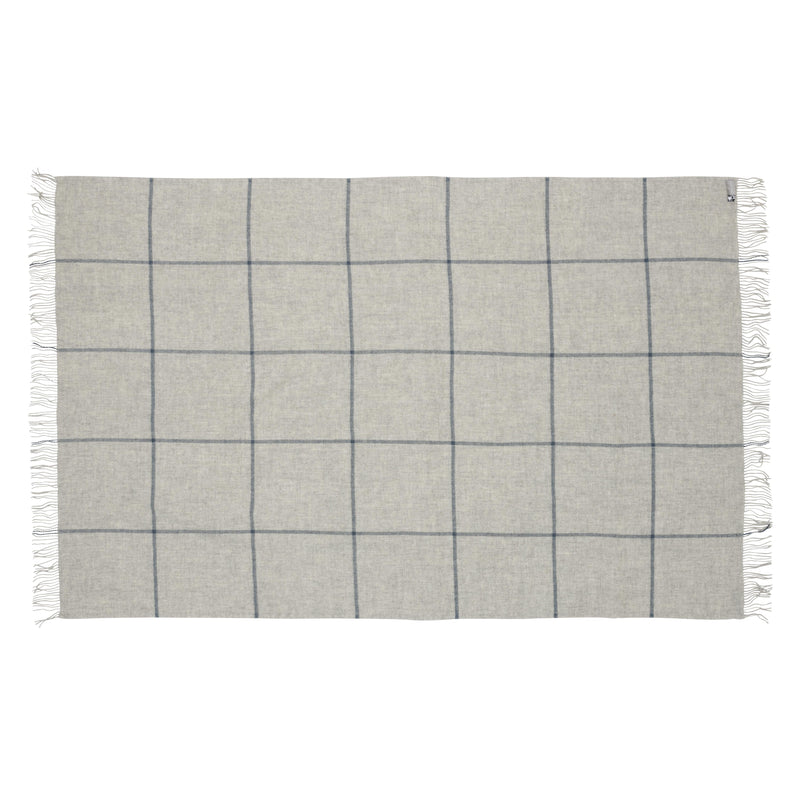 Silkeborg Uldspinderi ApS Mandø 140x240 cm Throw 01111 Light Grey (02155)