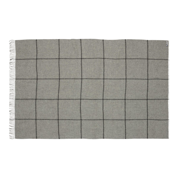 Silkeborg Uldspinderi ApS Mandø 140x240 cm Throw 1115 Medium Grey (04155)