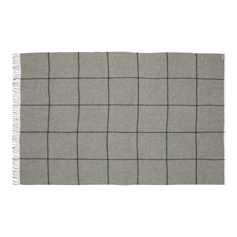 Silkeborg Uldspinderi ApS Mandø 140x240 cm Throw 1115 Medium Grey (04155)